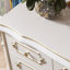 Armoire d'appoint en bois manufacturé blanc massif-90837375