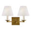Ralph Lauren Evans Double Arm Sconce-1446739051