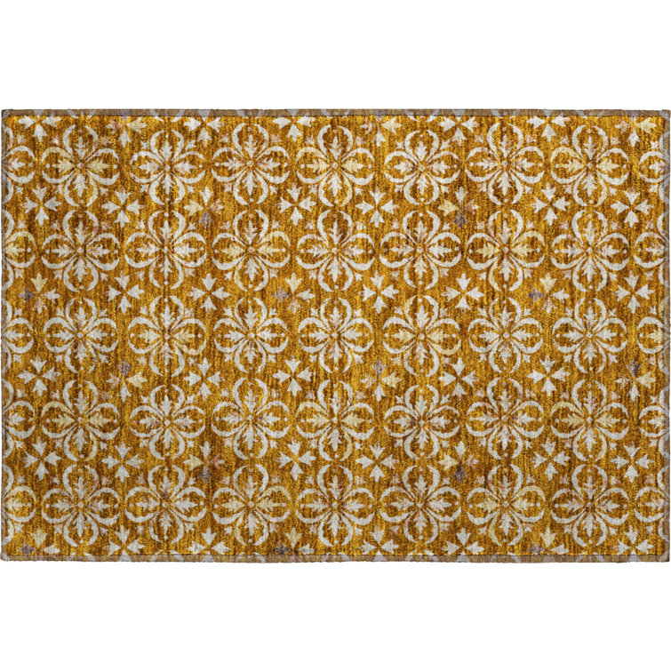 Premium Machine Washable Prisco Paprika Rug