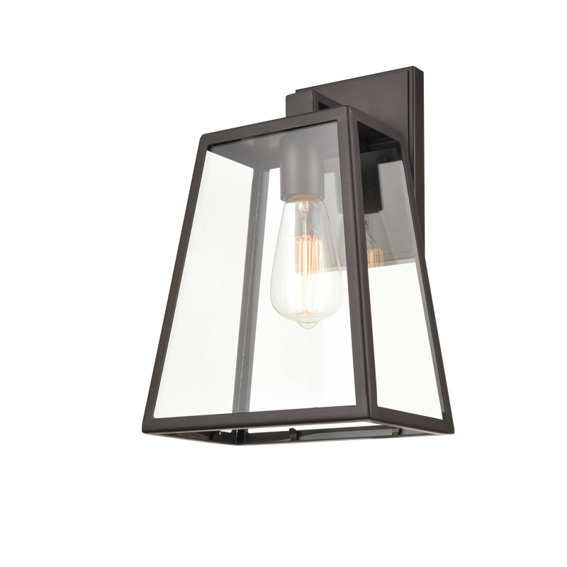Marcantel Wall Light, Bronze, 13" H x 9" W x 9" D