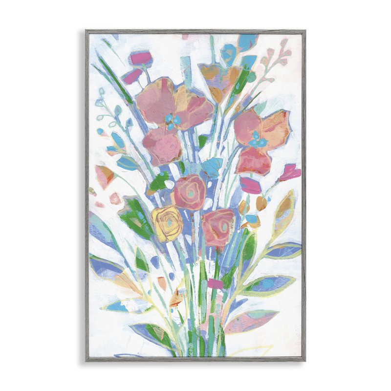 Giclée encadrée pastel, joyeuse, par Stephanie Fielden, Estampe numérique Farmhouse, H 18 po x l 12 po