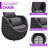 Fully Assembled Altuminum Frame 1 - Person Textilene Rope Outdoor Seating Group with Cushions and Ottomans