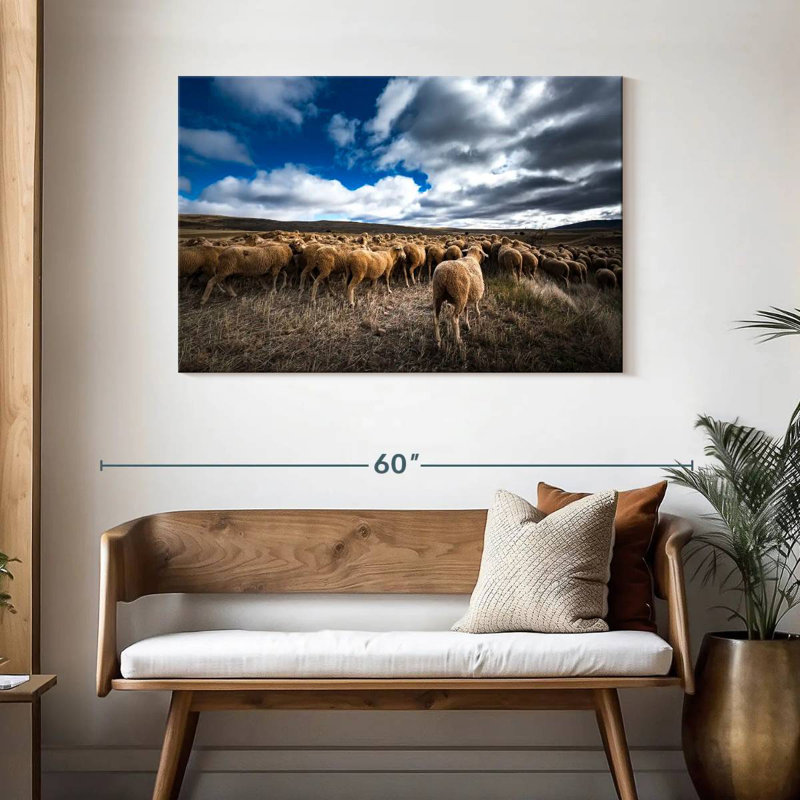 Brampt Soria Sheep Flock, 30" H x 45" W