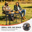 Table de camping de 2 pi avec bureau en filet, petite table de barbecue pliable et portable avec sac en filet