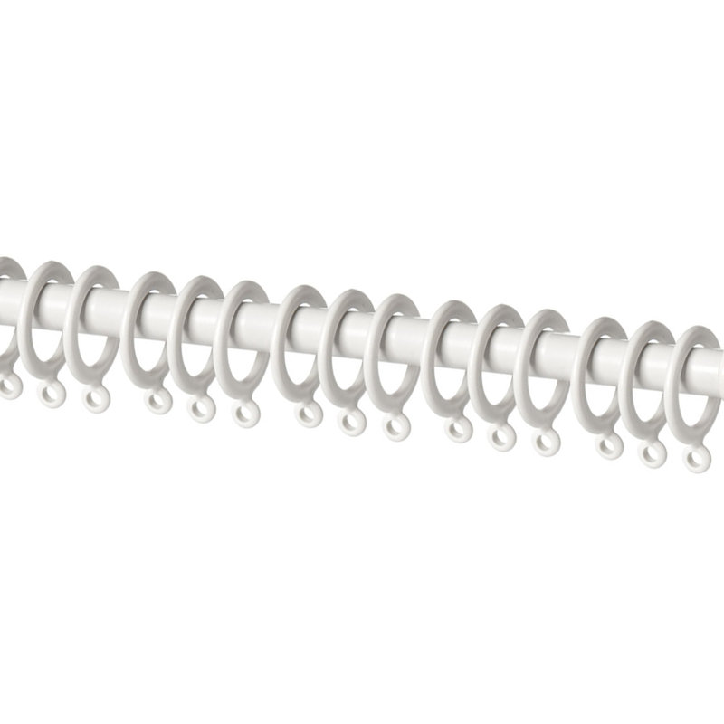 Jetta 6.86cm Curtain Rings, 27mm Internal Diameter, Cream