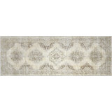 One-of-a-Kind Hand-Knotted 1960s 4'6" x 13' Runner Wool Area Rug in Gray