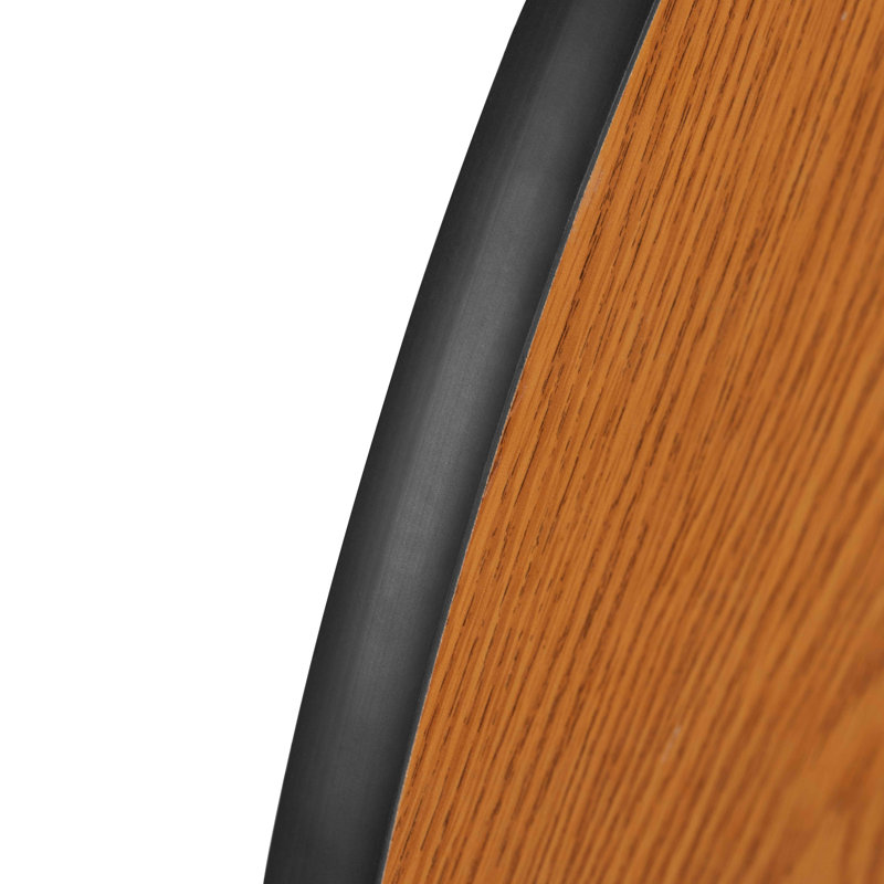 Versatile Oak Laminate 60"L Wave Collaborative Activity Table with Adjustable Height