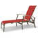 Askar Outdoor Rust-Resistant Metal Chaise Lounge