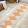 Dantrel Diamond Stripe Beige/Orange Indoor/Outdoor Rug