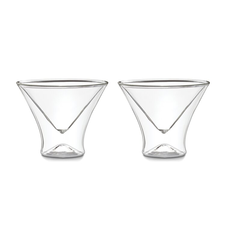 Stemless Martini Glassware - Set of 2
