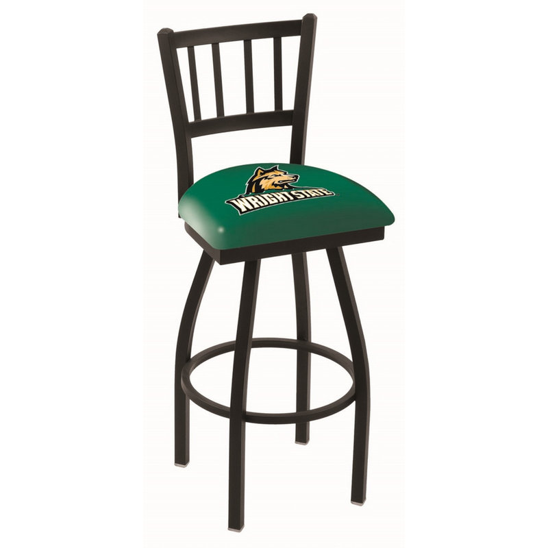 Tabouret de comptoir pivotant de 25 po NCAA, 30 po de hauteur, Wright State