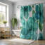 Watercolor Flowers - Rideau de douche Premium-623237386