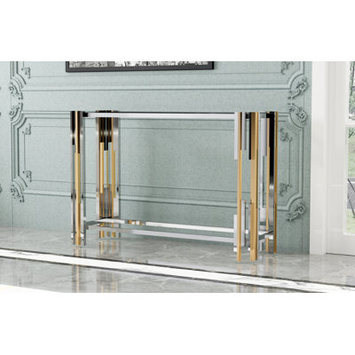 Mercer41 Inc Stainless Steel 51" Console Table