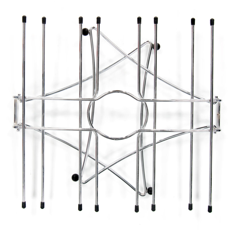 Holbrook Tabletop Wine Glass Rack in Silver
