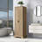 Storage Cabinet With Two Doors For Bathroom, Office, Adjustable Shelf, MDF Board-1003462257