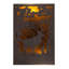 Applique murale 2 lumières encastrée cerf