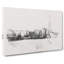 The Shard & London Skyline - Wrapped Canvas-56665129