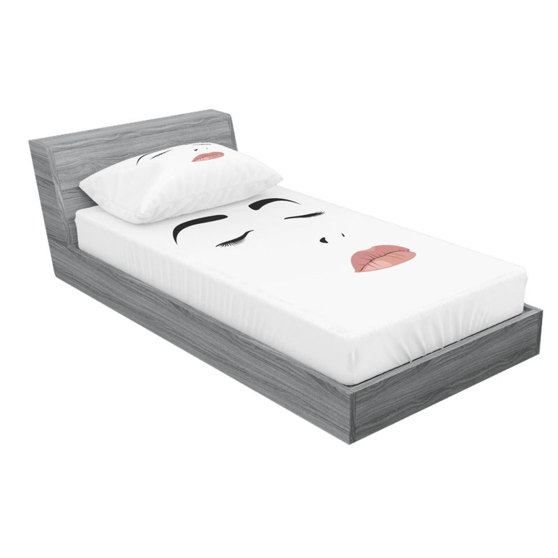 Microfiber Sheet Set, Twin Sheet Set + Fitted Sheet + 1 Pillowcase