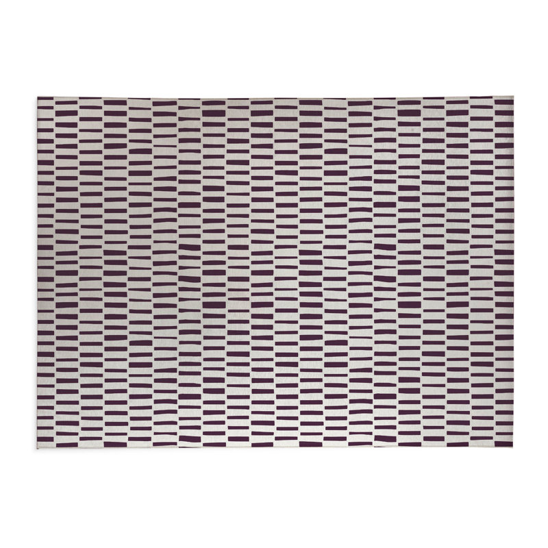 Tapis de cuisine Flat Attack, Aubergine, Rectangulaire 2 pi x 3 pi