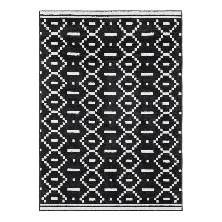Ivy Bronx Begna Nathanyl Rug Black