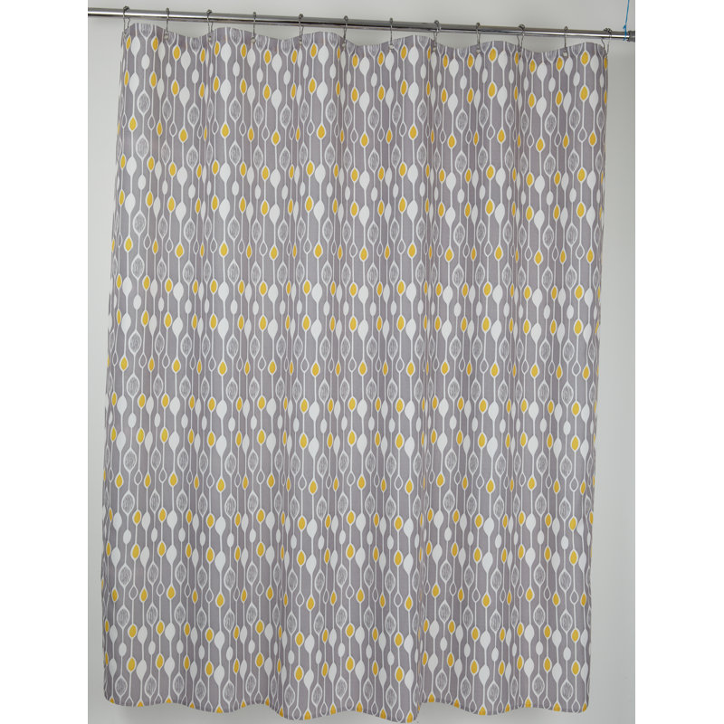 Dearld Graystone Fabric Single Shower Curtain