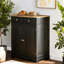Buffets compacts avec rangement, armoire en bois de 26,8 pouces, maison de cuisine rustique moderne