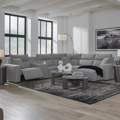 Canapé modulaire inclinable électrique 6 pièces Bodie