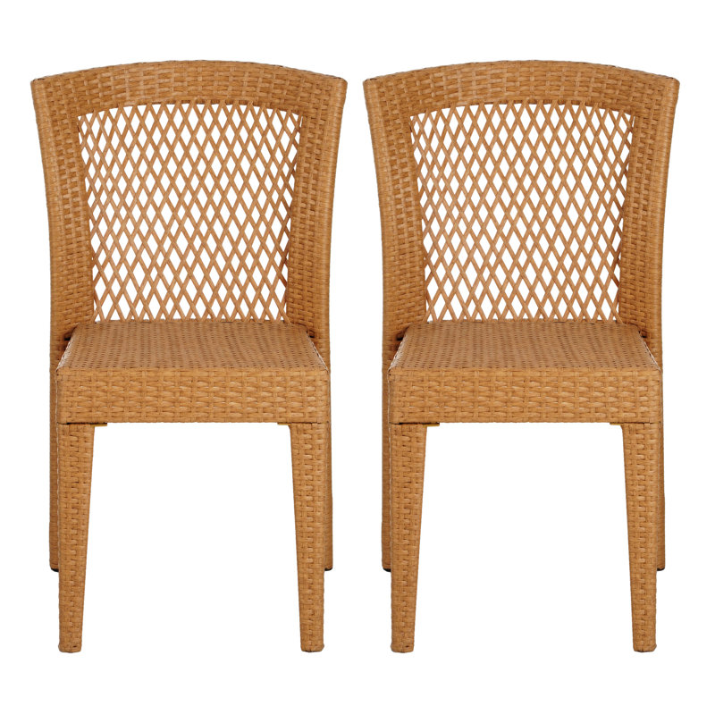 Chaise Farley Stacking Sidechair (excluant la table), Brun clair