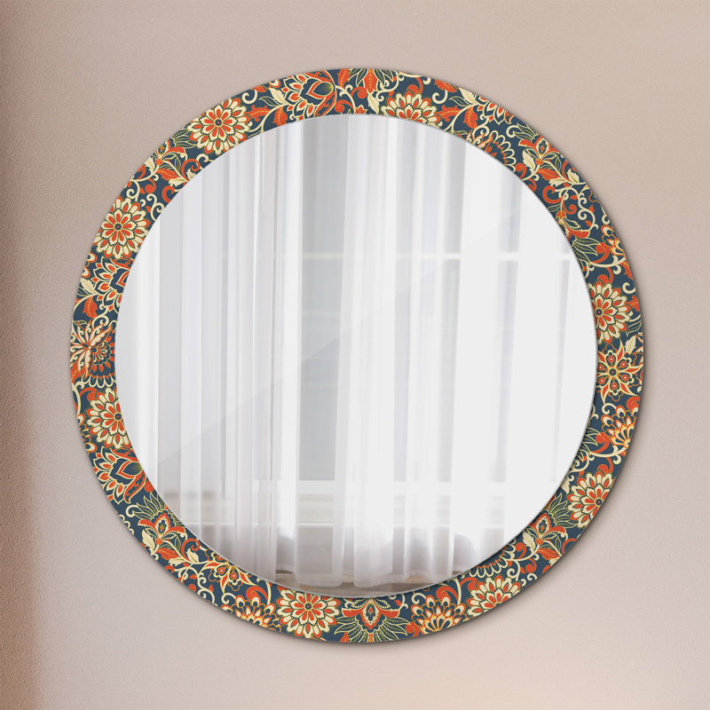 Huldar Glass Flat Wall Mirror, 90cm H x 90cm W