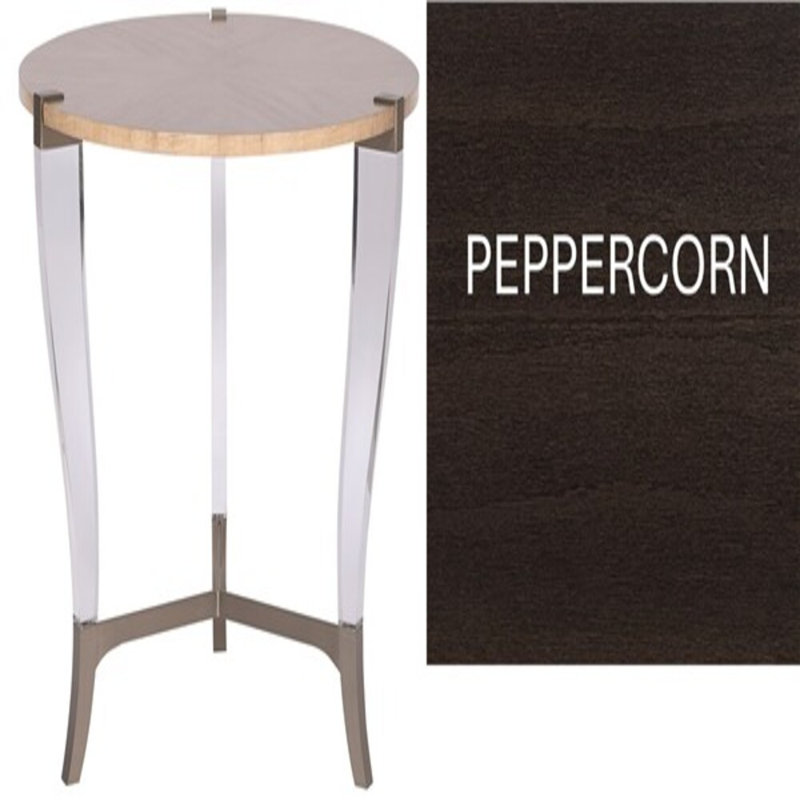 Perspective End Table, Peppercorn