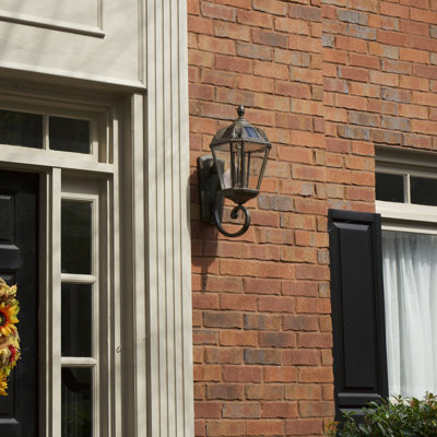 Royal Bulb Solar Light Wall Mount Weathered Bronze