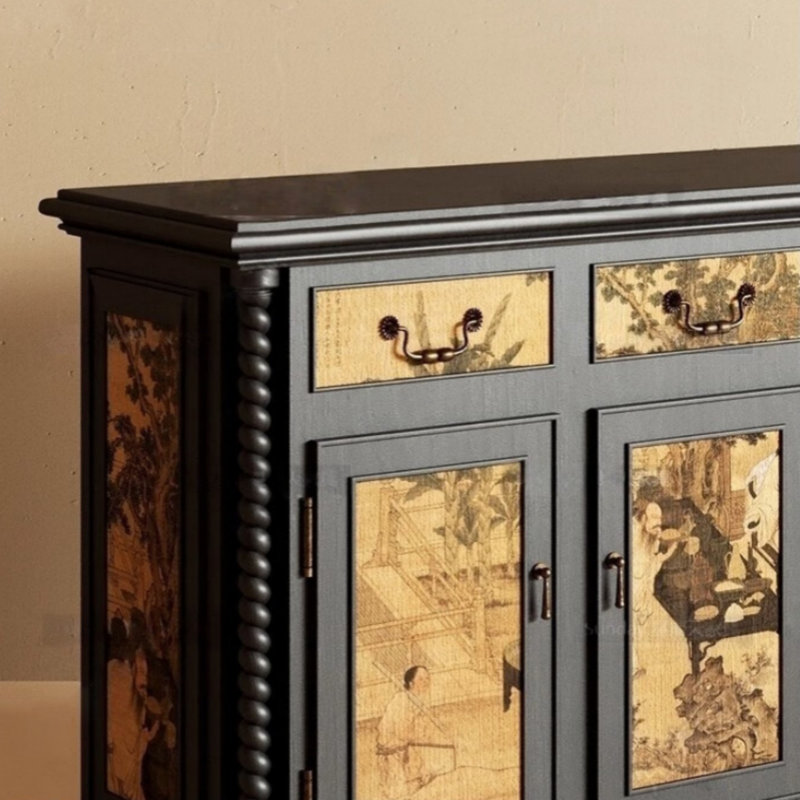 High-End Painted Large-Capacity Sideboard