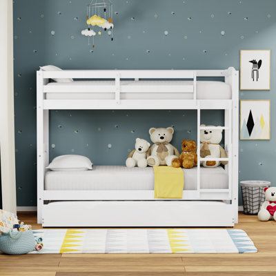 Kips Bay Solid Wood Twin Over Twin Bunk Bed and Trundle