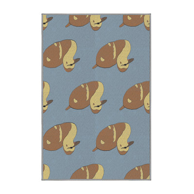 Tapis bleu
