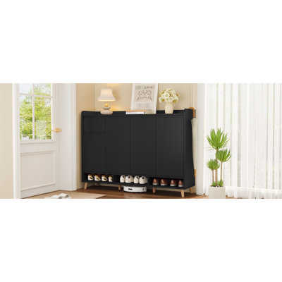 Armoire de salon élégante avec tablettes personnalisables