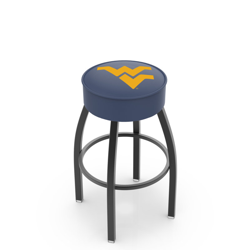 Tabouret de bar et de comptoir NCAA, Virginie occidentale, Noir, Tabouret de bar (assise de 30 po de hauteur)