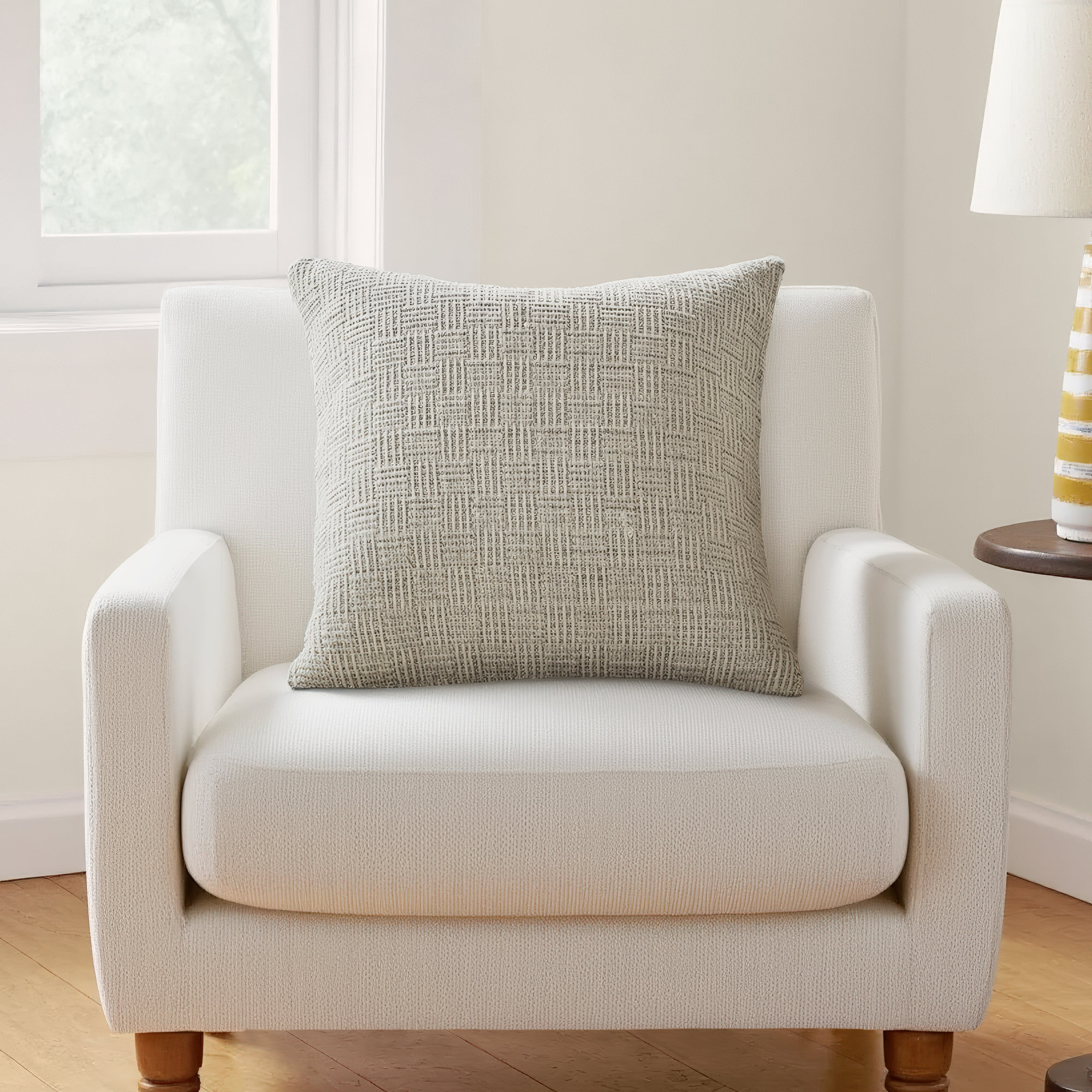 Cadena Textured Throw Pillow, 20" x 20", Square, Pillow Cover Only - No Insert