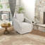 Fauteuil d'appoint pivotant rayé moderne de 34,25 po de largeur-1347826613