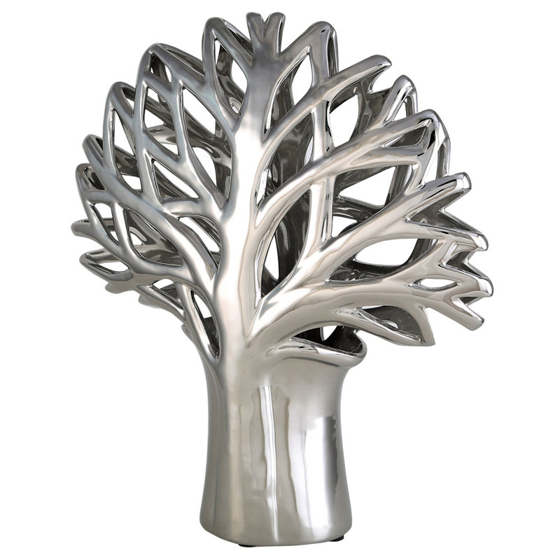Findlay Landscape & Nature Figurines & Sculptures, Silver, 31.5cm H  x 29.5cm W x 9.5cm D