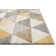 Rubino Modern Geometric White/Yellow Area Rug
