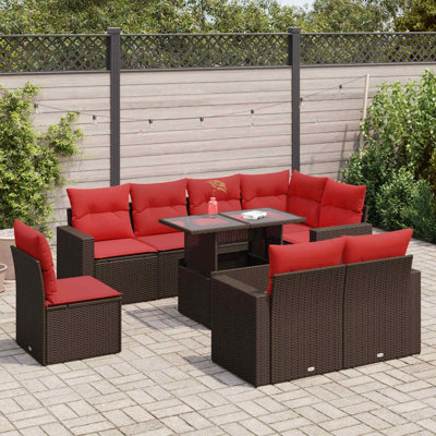 55cm Wide Patio Sofa with Cushions