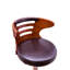 Norwell Swivel Upholstered Adjustable Height Bar Stool