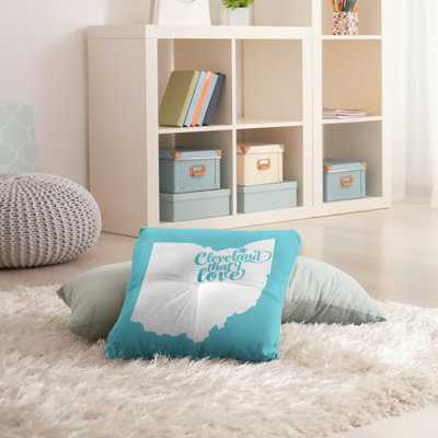 Coussin de plancher touffeté