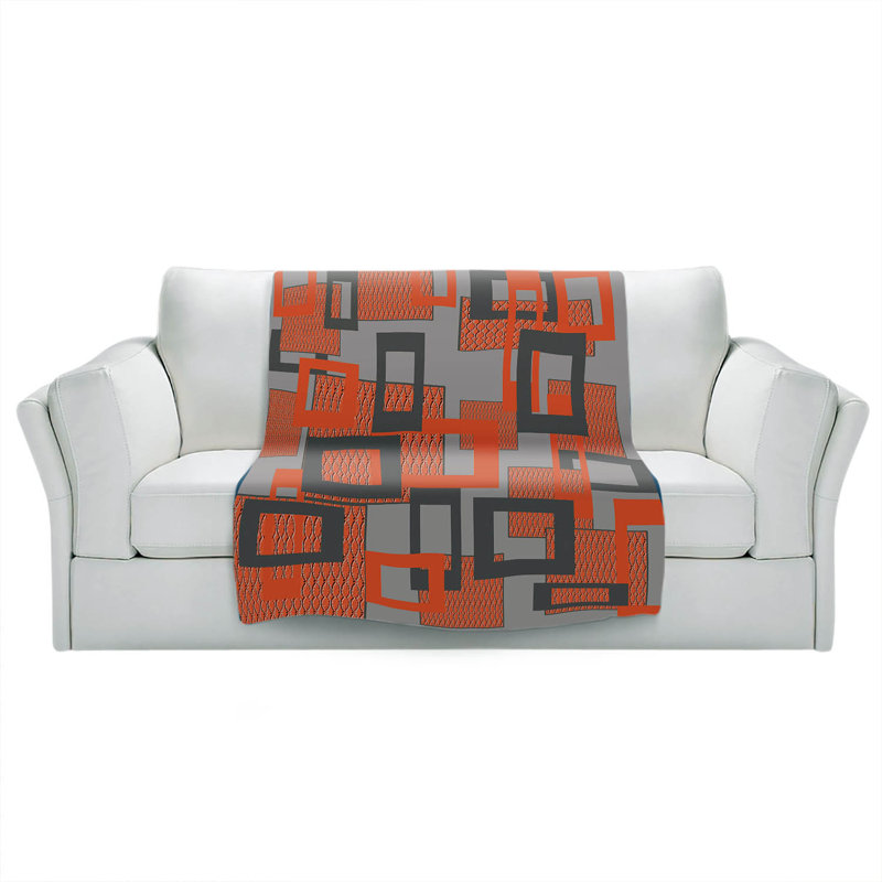 Hand Woven Throw Blanket, 68" W x 80" L
