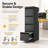 Black 4-Drawer Vertical Metal File Cabinet with Lock, Letter Legal A4 Hanging Files, Full Extension Drawers for Home Office-1013920933
