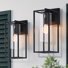 Lanterne murale d'extérieur 1 lumière Tiernan (ensemble de 2)