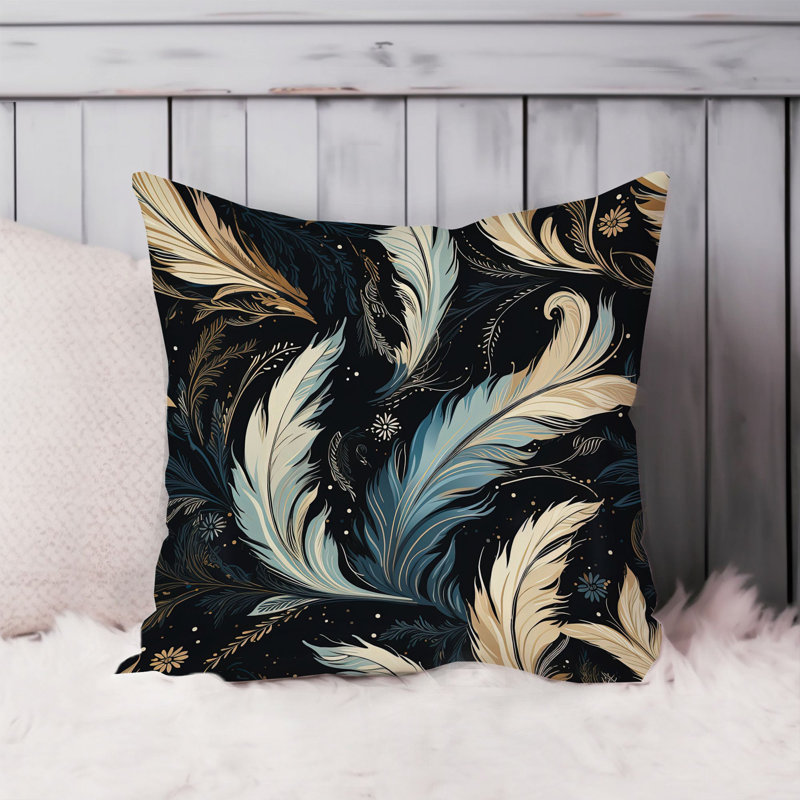 Luxe Feathers VI Bohemian, 18"H x 18"W