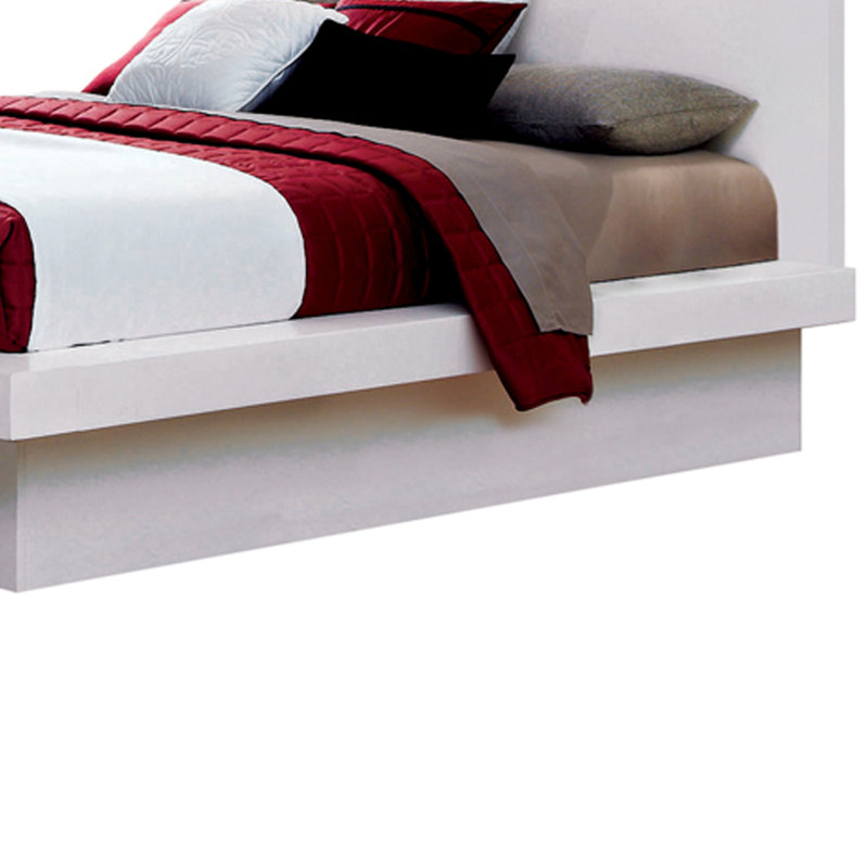 Hamler Solid Wood Bed, King, Cappuccino
