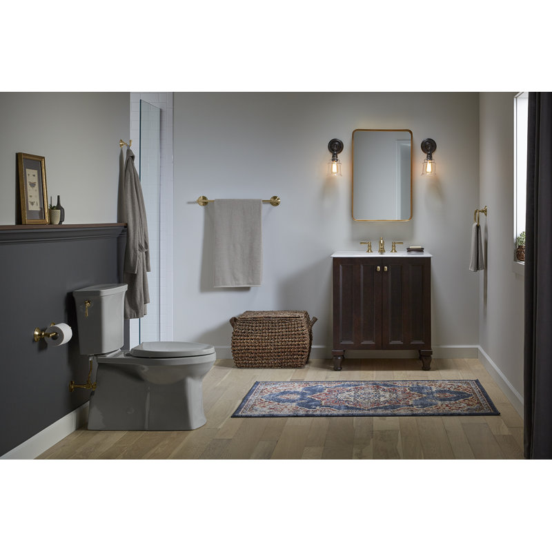 Eclectic Robe Hook, Vibrant Brushed Moderne Brass