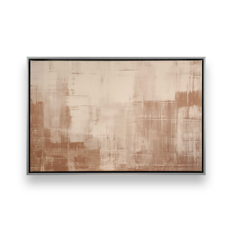 «Copperplate Chronicles», reproduction sur toile, H 8,75 po x l 12,75 po x P 1,75 po, Cadre flottant en chrome poli, 1
